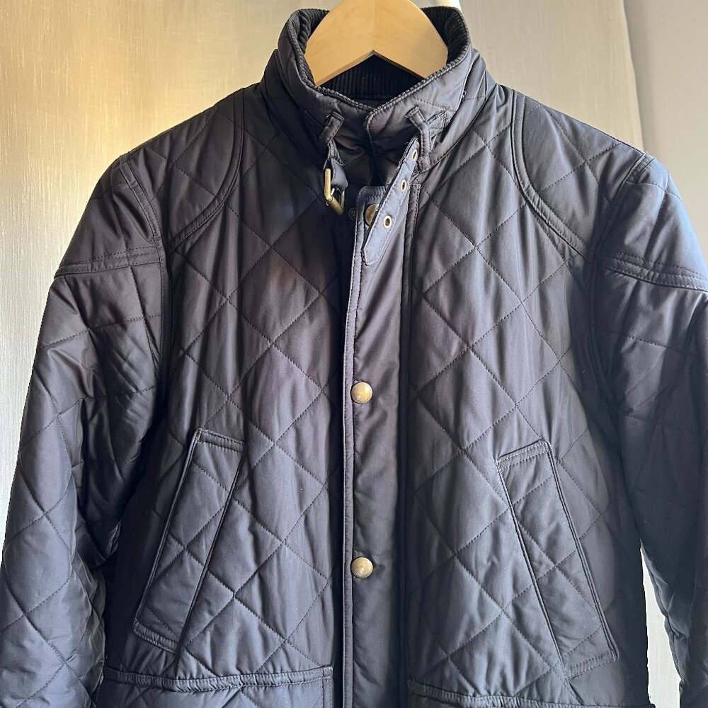 RL Corduroy Trim Quilted Jacket